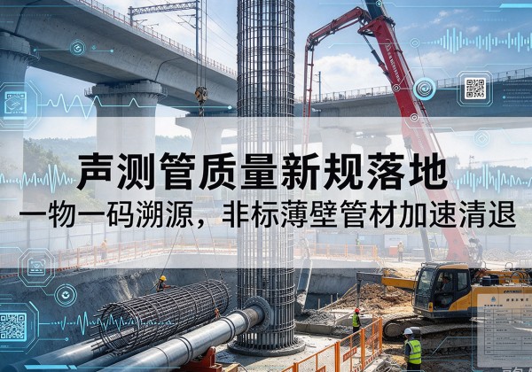德宏声测管质量新规落地，一物一码溯源，非标薄壁管材加速清退
